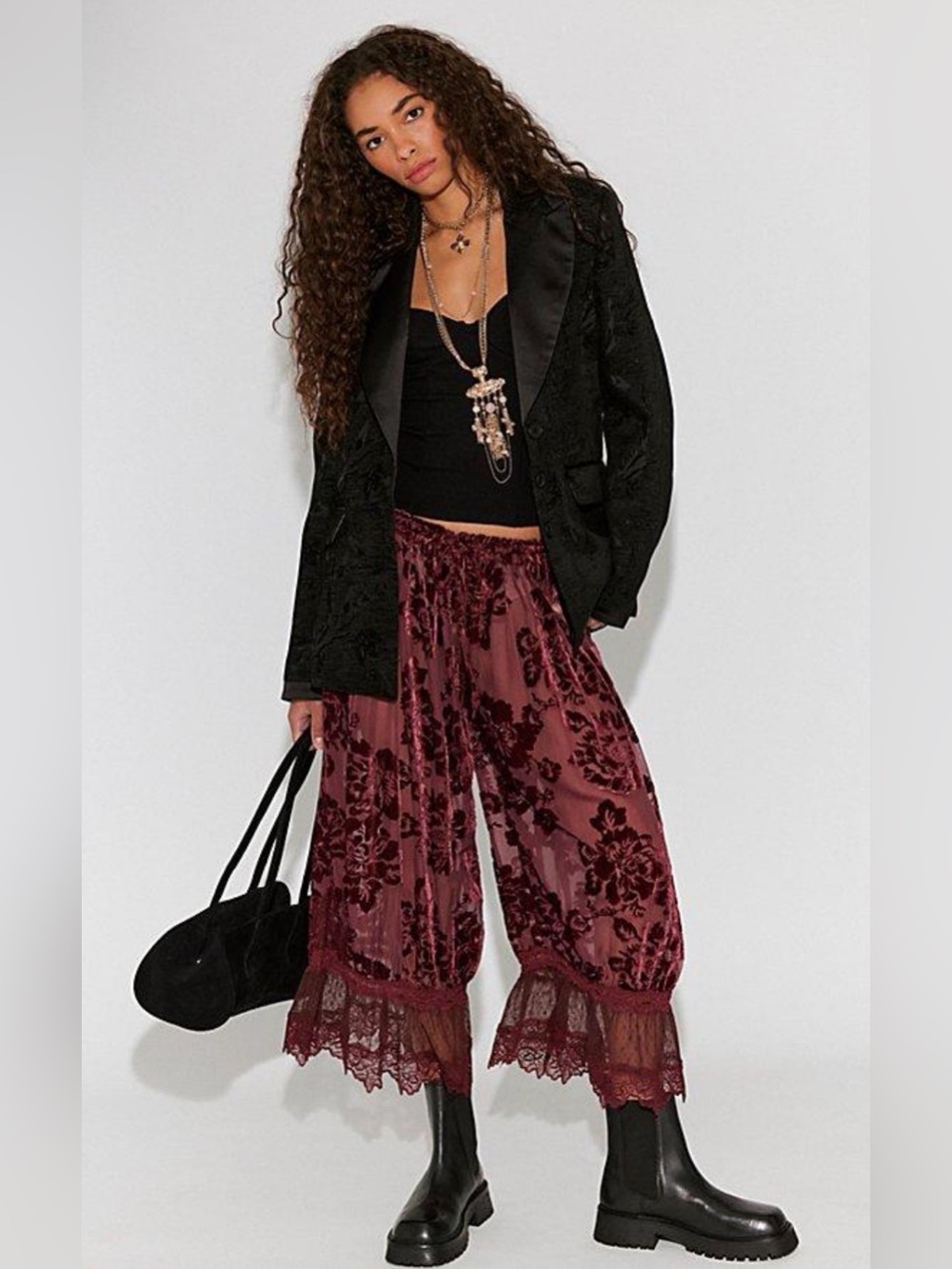 Free people Forever young burnout pants Bloomers - Picture 3 of 12